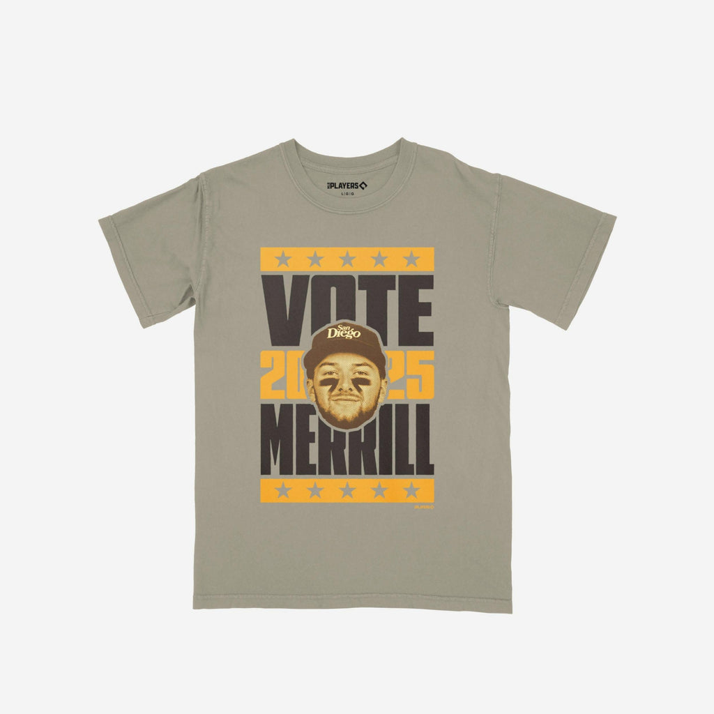 Jackson Merrill 2025 Vote Heavyweight T-Shirt FOCO S - FOCO.com