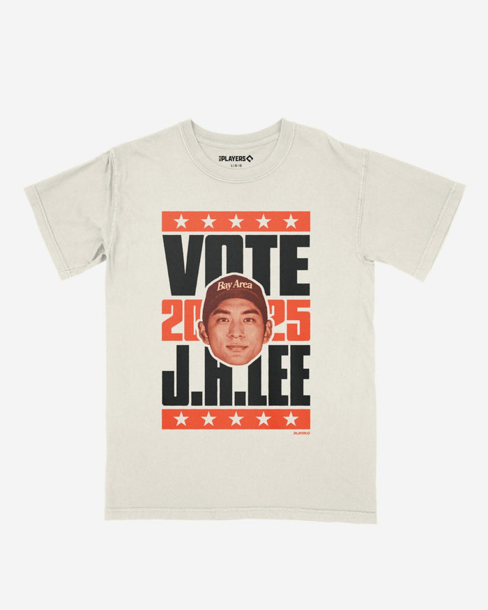 Jung Ho Lee 2025 Vote Heavyweight T-Shirt FOCO S - FOCO.com