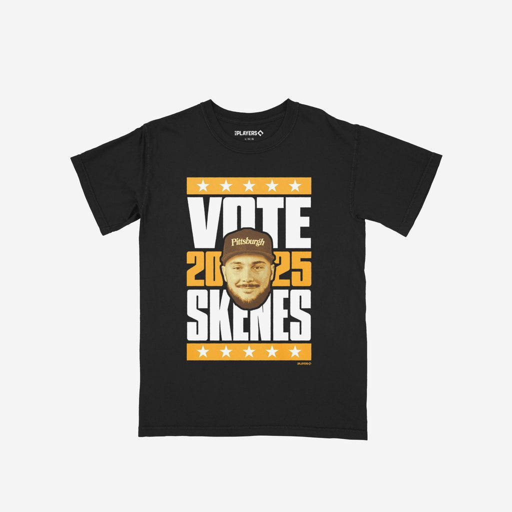 Paul Skenes 2025 Vote Heavyweight T-Shirt FOCO S - FOCO.com