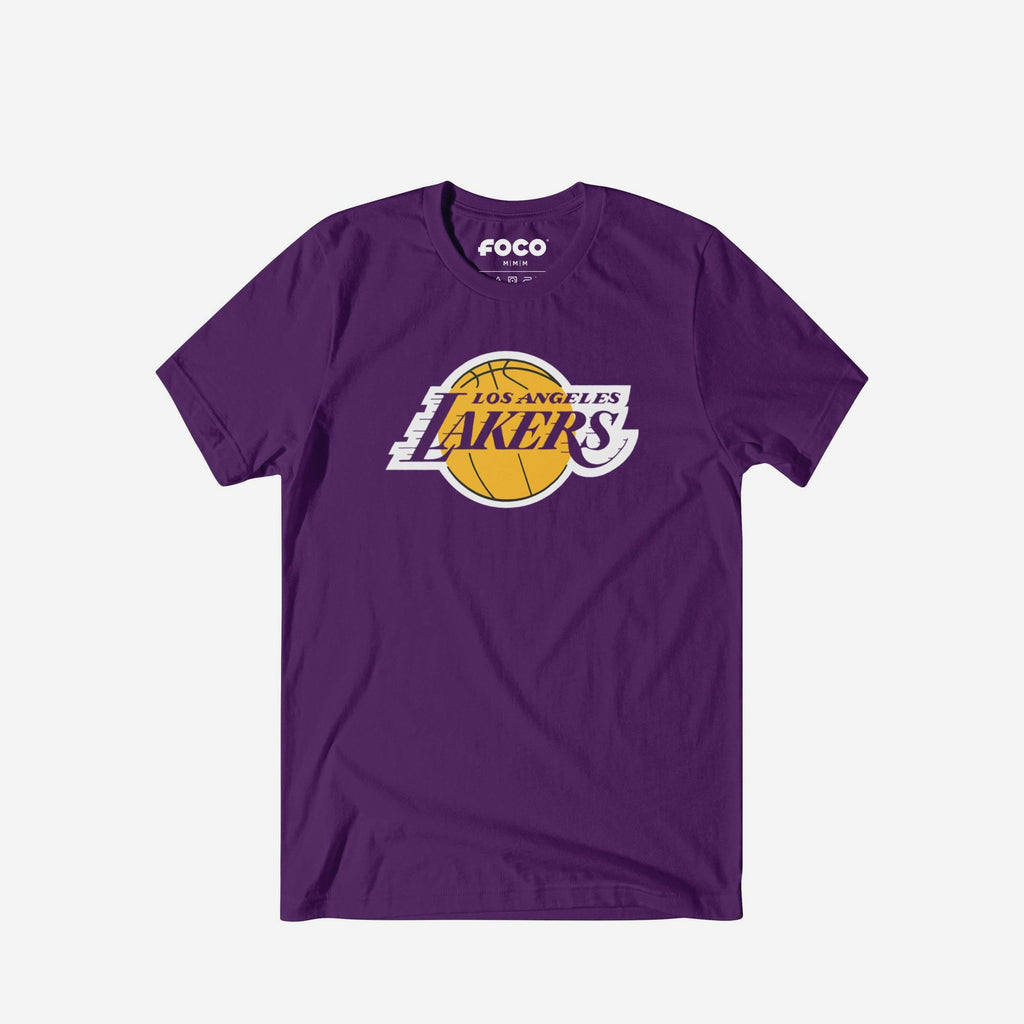 Los Angeles Lakers Primary Logo T-Shirt FOCO Team Purple S - FOCO.com