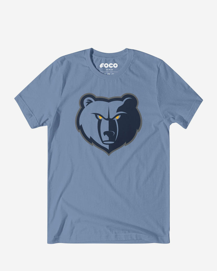 Memphis Grizzlies Primary Logo T-Shirt FOCO Carolina Blue S - FOCO.com