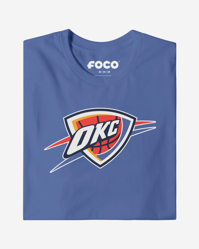 Oklahoma City Thunder Primary Logo T-Shirt FOCO Navy S - FOCO.com