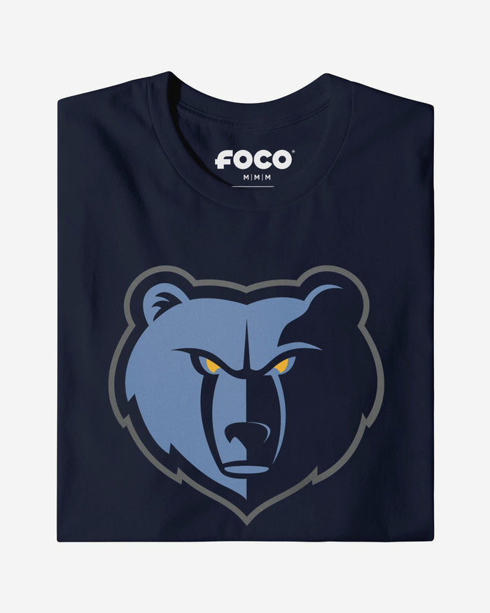 Memphis Grizzlies Primary Logo T-Shirt FOCO Navy S - FOCO.com