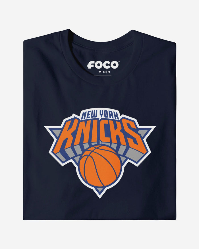 New York Knicks Primary Logo T-Shirt FOCO True Royal S - FOCO.com