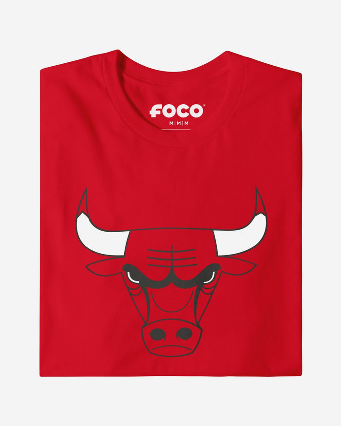 Chicago Bulls Primary Logo T-Shirt FOCO Red S - FOCO.com