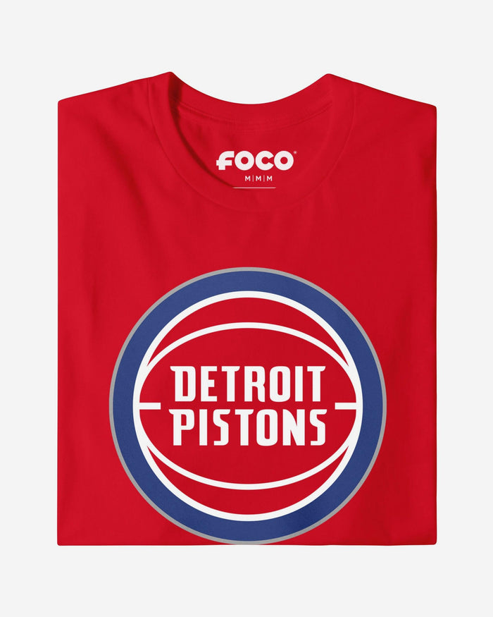 Detroit Pistons Primary Logo T-Shirt FOCO True Royal S - FOCO.com
