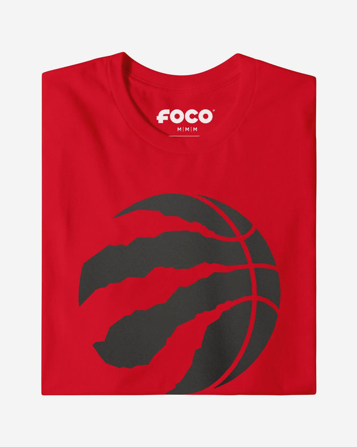 Toronto Raptors Primary Logo T-Shirt FOCO Red S - FOCO.com