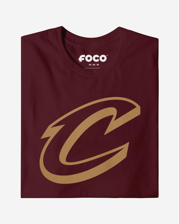 Cleveland Cavaliers Primary Logo T-Shirt FOCO Maroon S - FOCO.com