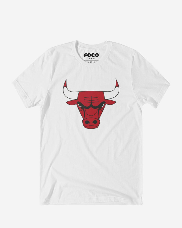 Chicago Bulls Primary Logo T-Shirt FOCO White S - FOCO.com