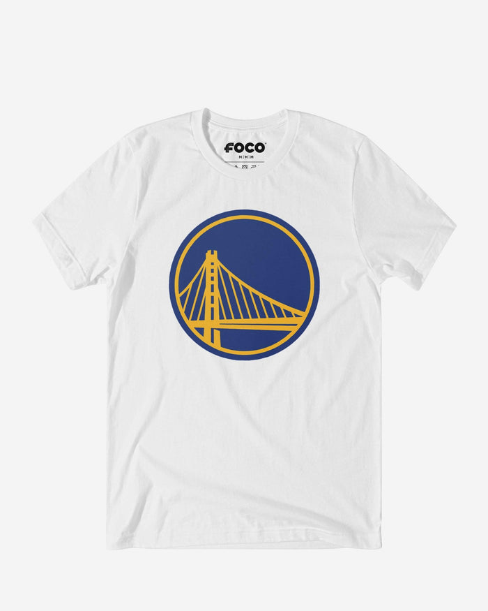 Golden State Warriors Primary Logo T-Shirt FOCO White S - FOCO.com