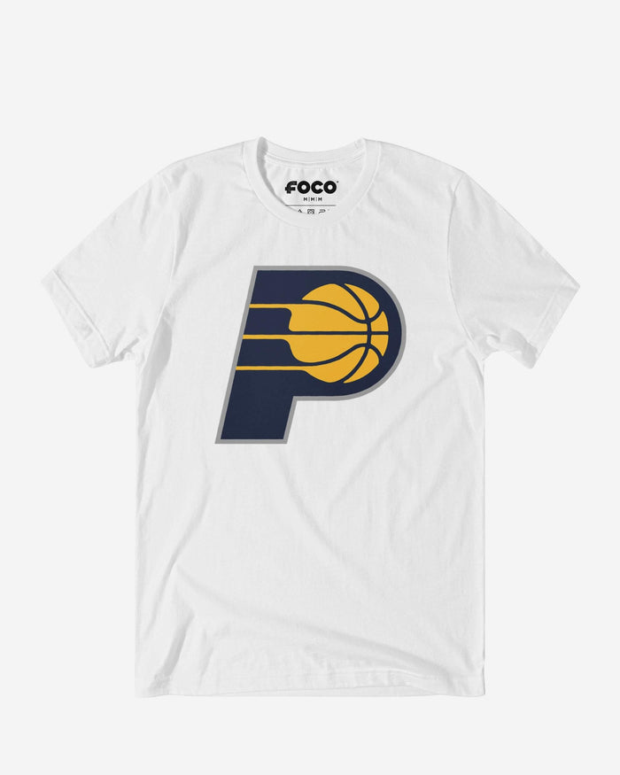 Indiana Pacers Primary Logo T-Shirt FOCO White S - FOCO.com
