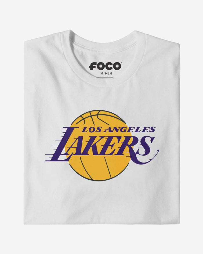 Los Angeles Lakers Primary Logo T-Shirt FOCO Team Purple S - FOCO.com