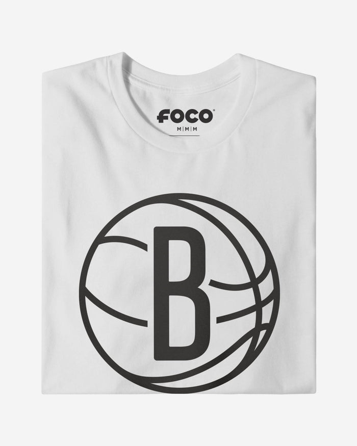 Brooklyn Nets Primary Logo T-Shirt FOCO Black S - FOCO.com