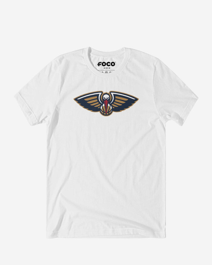 New Orleans Pelicans Primary Logo T-Shirt FOCO White S - FOCO.com