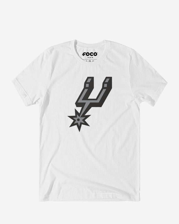 San Antonio Spurs Primary Logo T-Shirt FOCO White S - FOCO.com