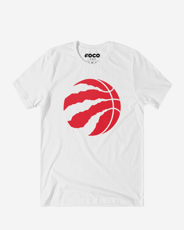 Toronto Raptors Primary Logo T-Shirt FOCO White S - FOCO.com