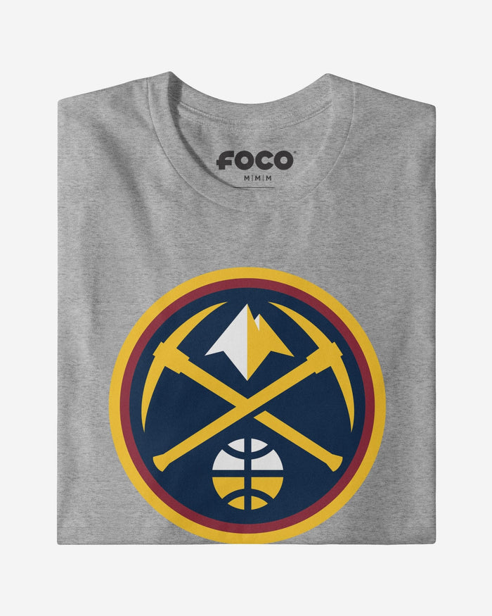 Denver Nuggets Primary Logo T-Shirt FOCO Navy S - FOCO.com