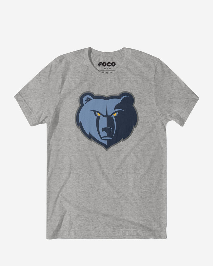 Memphis Grizzlies Primary Logo T-Shirt FOCO Athletic Heather S - FOCO.com