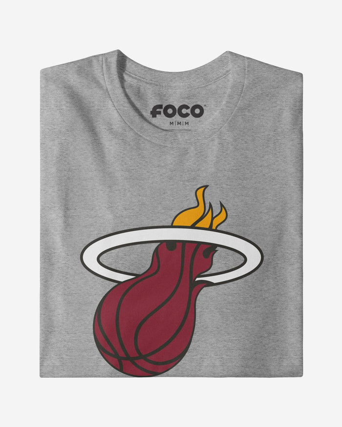 Miami Heat Primary Logo T-Shirt FOCO Canvas Red S - FOCO.com