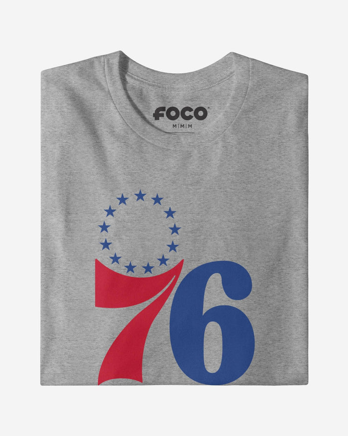 Philadelphia 76ers Primary Logo T-Shirt FOCO True Royal S - FOCO.com