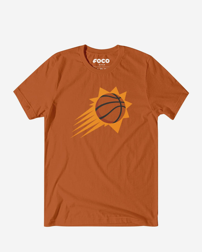 Phoenix Suns Primary Logo T-Shirt FOCO Burnt Orange S - FOCO.com