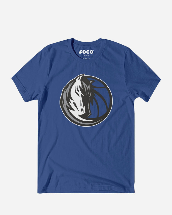 Dallas Mavericks Primary Logo T-Shirt FOCO True Royal S - FOCO.com