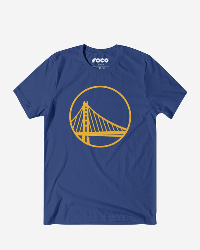 Golden State Warriors Primary Logo T-Shirt FOCO True Royal S - FOCO.com