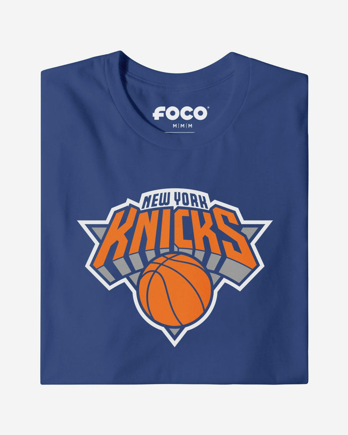 New York Knicks Primary Logo T-Shirt FOCO True Royal S - FOCO.com
