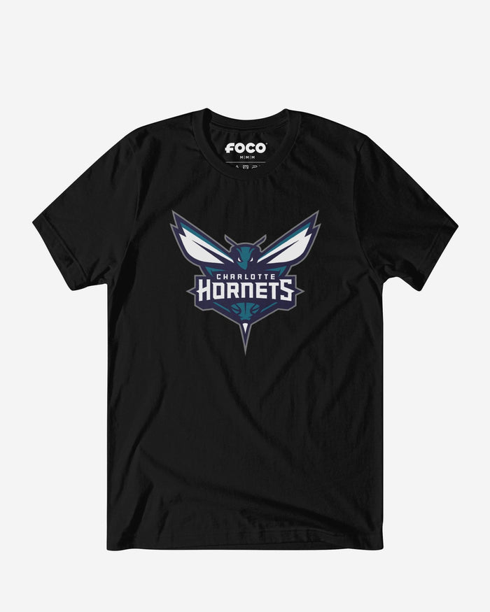 Charlotte Hornets Primary Logo T-Shirt FOCO Black S - FOCO.com