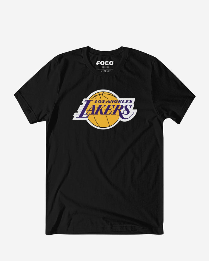 Los Angeles Lakers Primary Logo T-Shirt FOCO Black S - FOCO.com