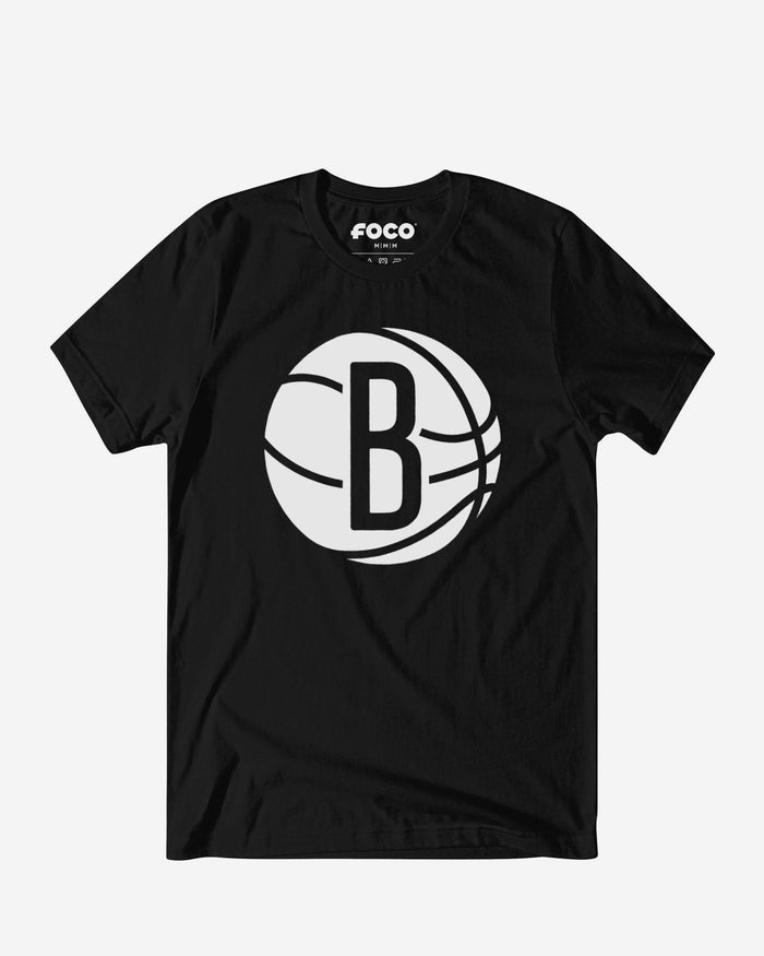 Brooklyn Nets Primary Logo T-Shirt FOCO Black S - FOCO.com