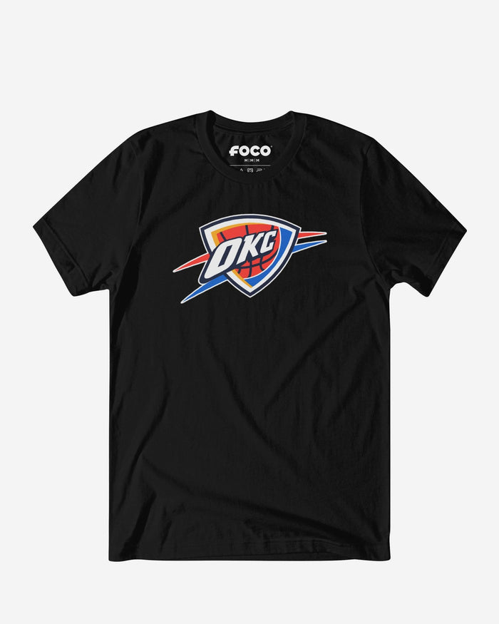 Oklahoma City Thunder Primary Logo T-Shirt FOCO Black S - FOCO.com