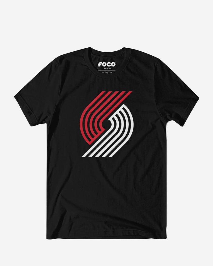 Portland Trail Blazers Primary Logo T-Shirt FOCO Black S - FOCO.com