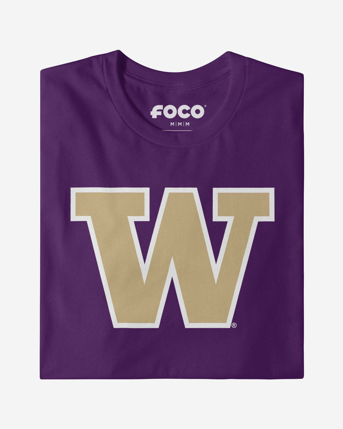 Washington Huskies Primary Logo T-Shirt FOCO - FOCO.com