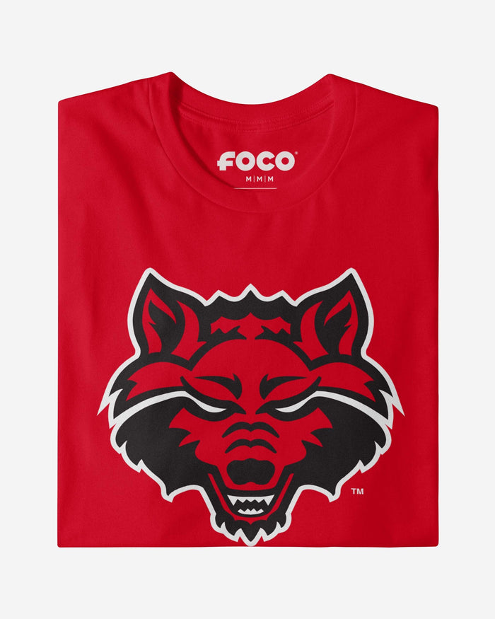 Arkansas State Red Wolves Primary Logo T-Shirt FOCO - FOCO.com