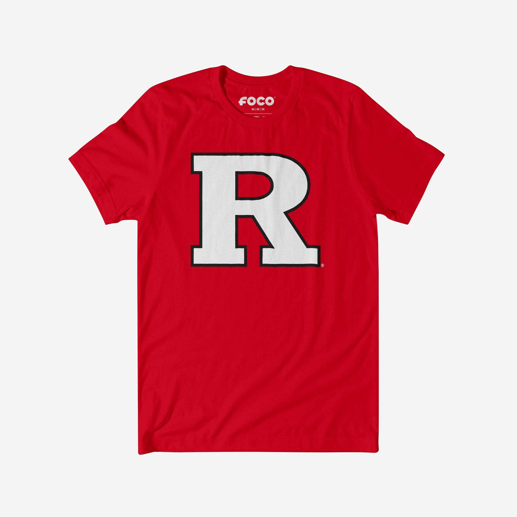 Rutgers Scarlet Knights Primary Logo T-Shirt FOCO Red S - FOCO.com