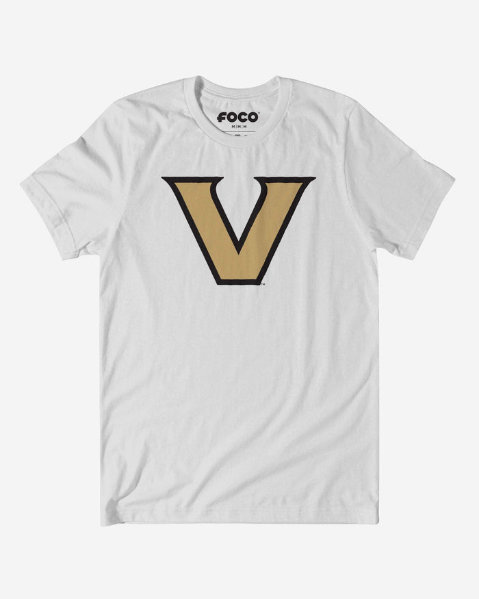 Vanderbilt Commodores Primary Logo T-Shirt FOCO White S - FOCO.com