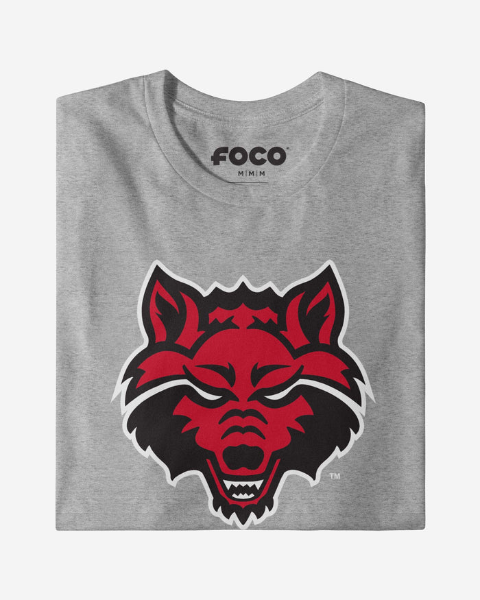 Arkansas State Red Wolves Primary Logo T-Shirt FOCO - FOCO.com