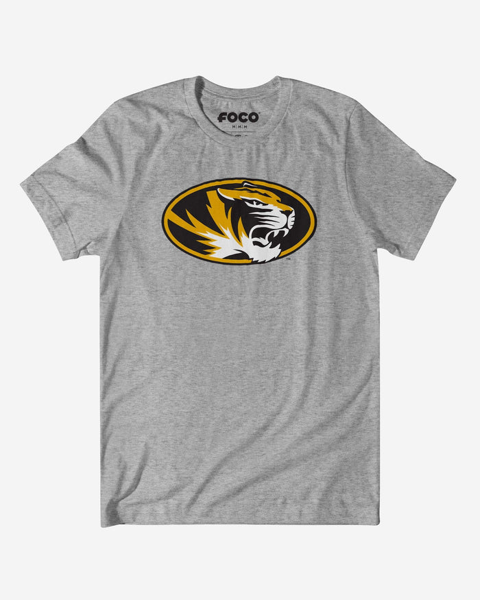 Missouri Tigers Primary Logo T-Shirt FOCO Athletic Heather S - FOCO.com