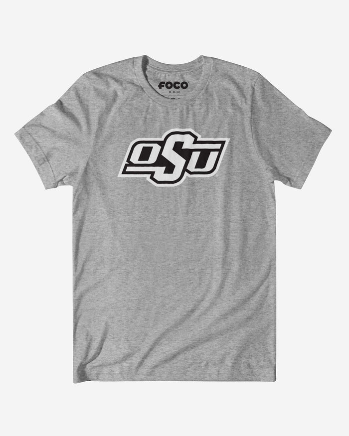 Oklahoma State Cowboys Primary Logo T-Shirt FOCO Athletic Heather S - FOCO.com