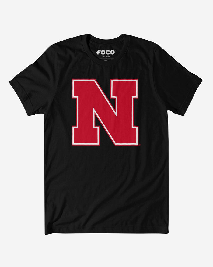 Nebraska Cornhuskers Primary Logo T-Shirt FOCO Black S - FOCO.com