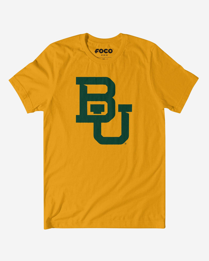 Baylor Bears Primary Logo T-Shirt FOCO Gold S - FOCO.com