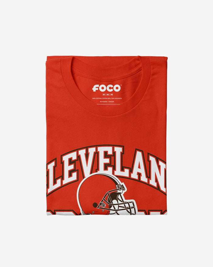 Cleveland Browns Arched Wordmark T-Shirt FOCO - FOCO.com