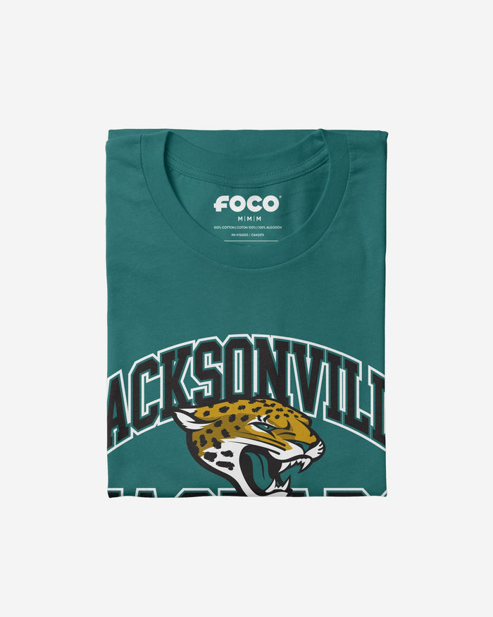 Jacksonville Jaguars Arched Wordmark T-Shirt FOCO - FOCO.com