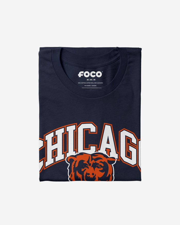 Chicago Bears Arched Wordmark T-Shirt FOCO - FOCO.com