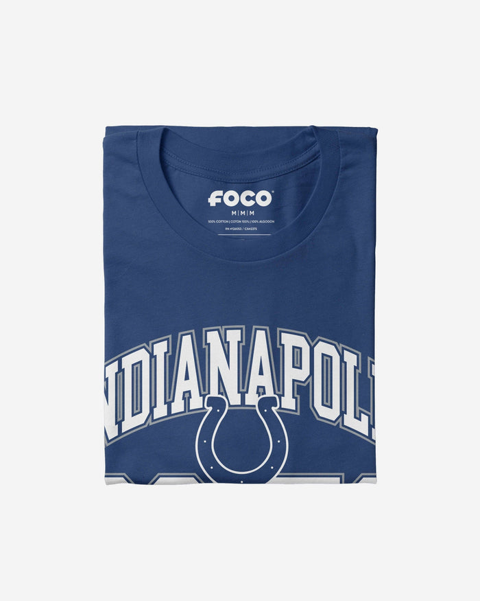 Indianapolis Colts Arched Wordmark T-Shirt FOCO - FOCO.com