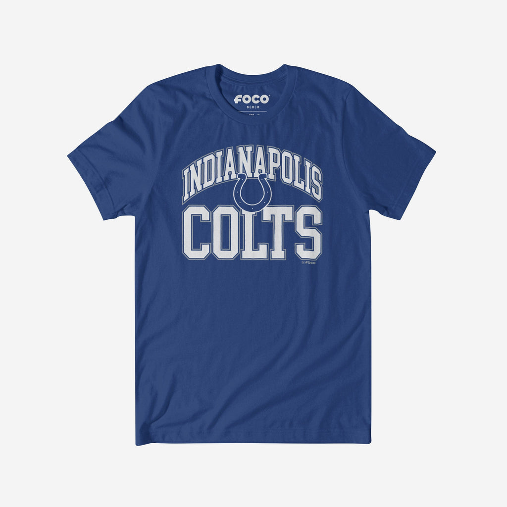 Indianapolis Colts Arched Wordmark T-Shirt FOCO S - FOCO.com