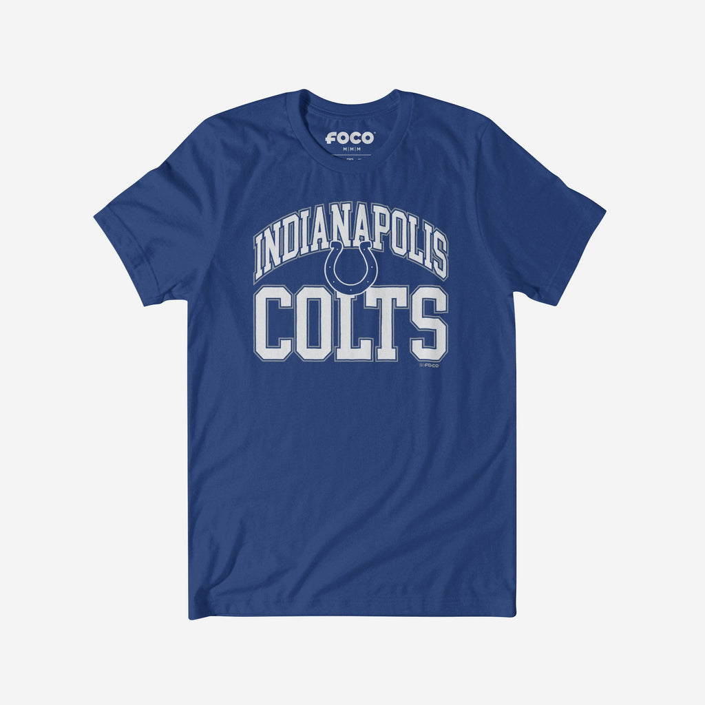 Indianapolis Colts Arched Wordmark T-Shirt FOCO S - FOCO.com