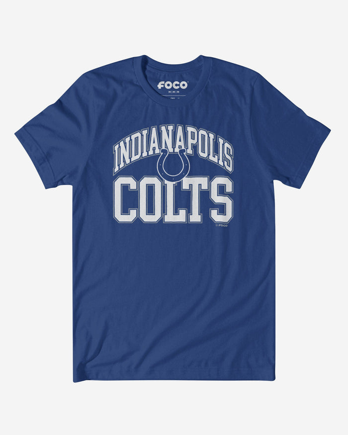 Indianapolis Colts Arched Wordmark T-Shirt FOCO S - FOCO.com