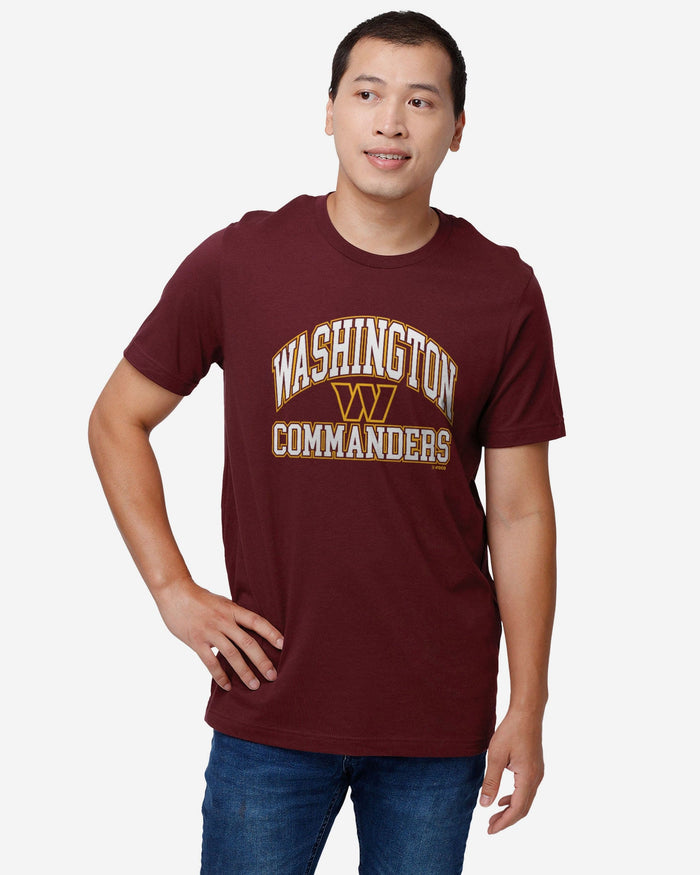 Washington Commanders Arched Wordmark T-Shirt FOCO - FOCO.com